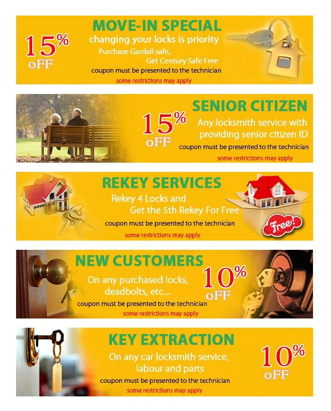 Gold Locksmith Store San Jose, CA 408-513-3117 - coupon21-set-five